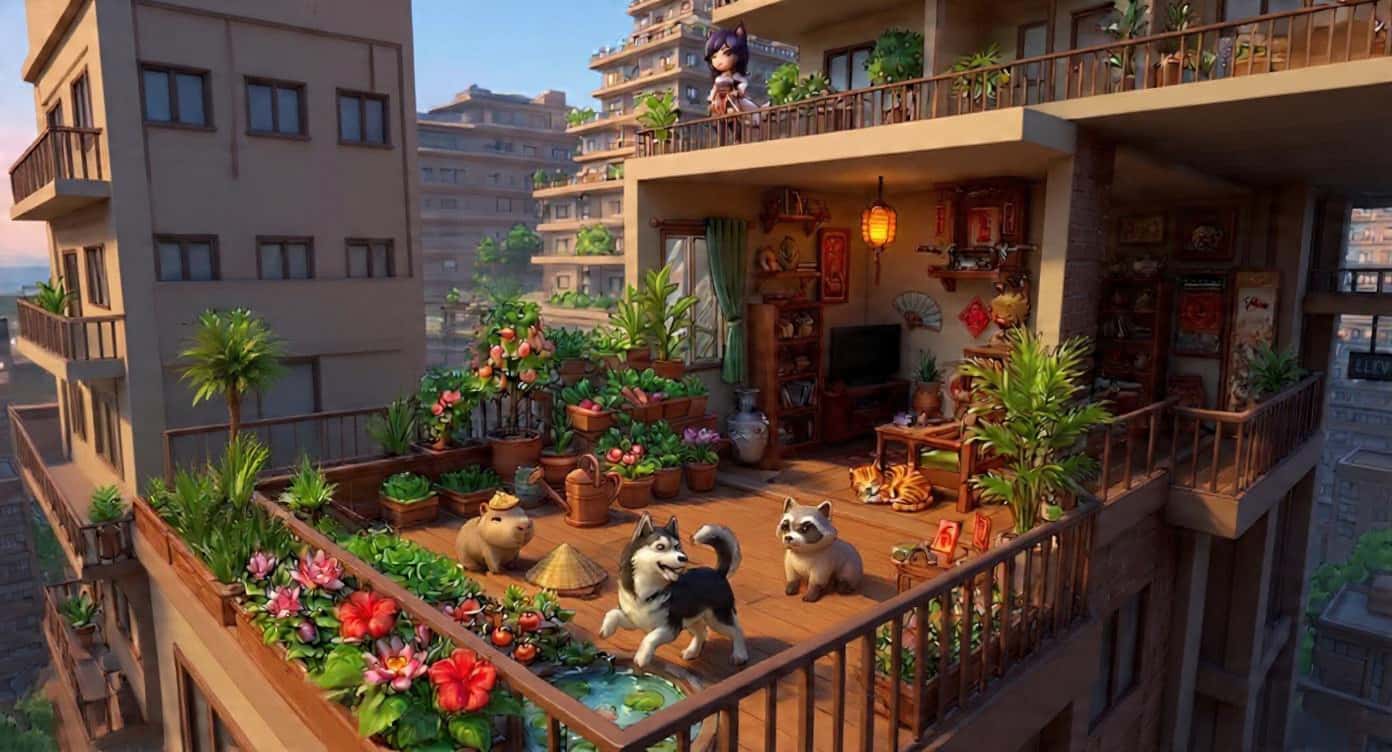 SEN CITY — social simulation game concept artwork